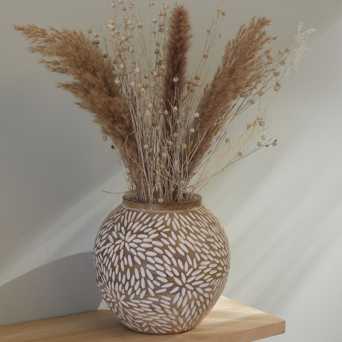 Vase en bois Mango Wood